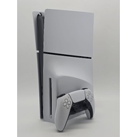 Sony PlayStation 5 PS5 Slim Disc Edition 1TB Console White with Controller Cables