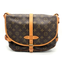 Louis Vuitton Saumur 30 Monogram Canvas Crossbody Bag Authentic