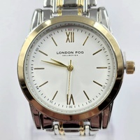 London Fog Camden 40mm Womens Watch LF024TTYG Gold Silver Bracelet