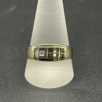 Mens 9ct Yellow Gold Signet Ring
