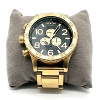 Nixon Simplify The 51-30 Chrono All Gold Black Stainless Steel Mens Watch
