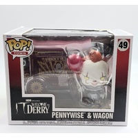 Funko Pop! Town IT Welcome to Derry Pennywise & Wagon Vinyl Figure #49