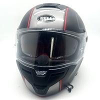 Bell SRT Modular Helmet Hartluck Jamo Black Red Flip Up Size M