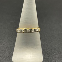 Ladies 18ct Yellow Gold Diamond Band Ring
