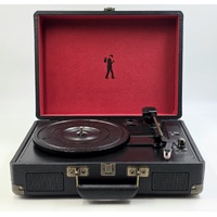 Flea Market Retro Suitcase Style Turntable with Built-in Speakers FMRTCBK2MK2