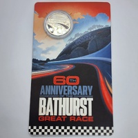 2023 60th Anniversary Of The Bathurst Great Race 50c Coloured Coin