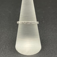 Ladies 18ct White Gold Natural Diamond Enhancer Ring
