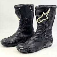 Alpinestars S-MX 5 Motorcycle Boots Black - Size 44 - Road Racing