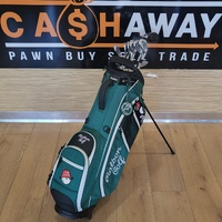 Assorted 10pc Golf Club Set – Mizuno JPX925 Irons, Cobra Aerojet Max Driver, Odyssey Putter, Stand Bag