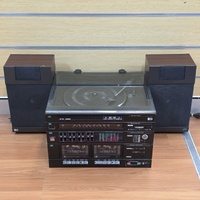 PYE Audio EAK1005A Vintage Stereo System with Turntable Dual Cassette and Radio