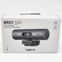 Logitech Brio 500 Full HD 1080p Webcam with HDR, Auto-Light Correction & Noise-Reducing Mics - Graphite