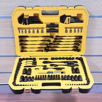 DeWalt DWMT45184-1 184pc Black Chrome Socket Set 1/4 3/8 1/2 Drive Metric SAE