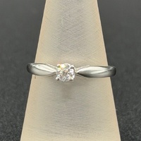 Ladies 10ct White Gold Diamond Engagement Ring