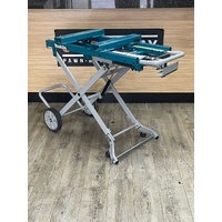 Makita Folding Miter Saw Stand Jobsite Trolley Wheels 100kg Capacity