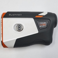 Bushnell Golf Tour V6 Shift Laser Rangefinder - PinSeeker with Visual JOLT, BITE Magnetic Mount & Slope Switch - White/Black/Orange