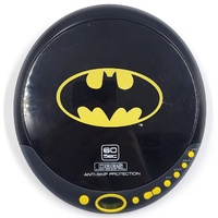 Funtastic DC Batman Portable CD Player Anti-Skip Discman No AC Adapter