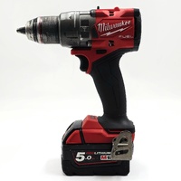 Milwaukee Cordless Impact Drill Driver Kit 5.0Ah Battery High Torque Power Tool