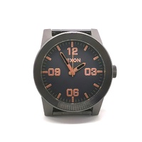 Nixon Take Charge The Corporal Black Rose Gold Stainless Steel Watch