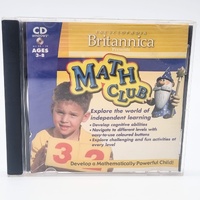 Britannica Math Club PC CD-ROM Windows XP 95 98 Educational Game Ages 3-8