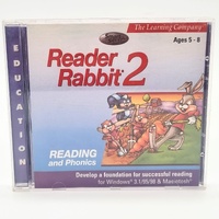 Reader Rabbit 2 Reading and Phonics SmartSaver PC Mac CD-ROM
