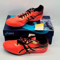 ASICS Cosmoracer MD Flash Coral Black Running Shoes G603Y-0690 Size US 7.5