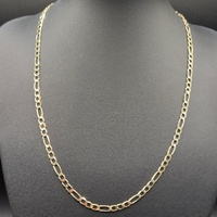 Unisex 9ct Yellow Gold Figaro Link Necklace