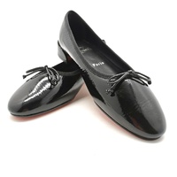 Christian Louboutin Sweetie Jane Flat Shoes 1250487 B439 W51 Size 37