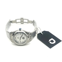 Uncle Jack Pioneer Steel Watch Unisex Silver Octagon Case Japan Quartz