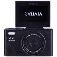 Vivitar Flip Screen Digital Camera Black 20MP 4K Ultra HD