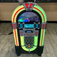 Signify EA0403/46486 Retro Jukebox Bluetooth CD USB FM LED Party Speaker