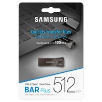 Samsung BAR Plus 512GB USB 3.2 Gen 1 Flash Drive MUF-512BE4/APC Metal USB Memory Stick