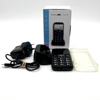 Simply Big B1000 4G SOS Senior Flip Mobile Phone Black Big Buttons Easy to Use