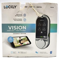 Lockly Vision Smart Lock + Video Doorbell Deadbolt Edition WiFi Fingerprint Keyless Entry