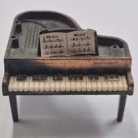 Antique Metal Grand Piano Pencil Sharpener Vintage Collectible Desk Decor