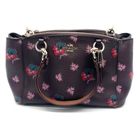 Coach F11932 Mini Christie Carryall In Wildflower Print Coated Canvas Satchel