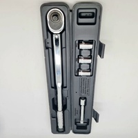 1/2 Inch Drive Adjustable Torque Wrench Set with Sockets and Case