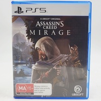 Assassin's Creed Mirage PS5 Physical Game Blu-Ray Ubisoft Action RPG