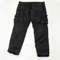 RST 2140 Aramid Cargo Motorcycle Pants Black Motorbike Riding Size 3XL
