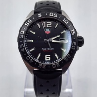 TAG Heuer Formula 1 WAZ1110 Mens Swiss Quartz Black Watch With Box