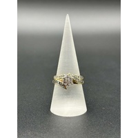 Ladies 9ct Yellow Gold Diamond Bridal Ring Set Ring