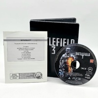 Battlefield 3 Steelbook Edition PS3 Game Complete with Manual