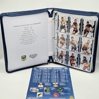 2014 NRL Rugby League Elite Trading Cards Set 143/144 in Collectors Binder