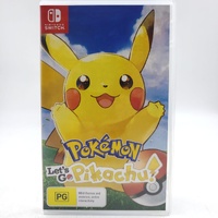 Pokemon Let's Go Pikachu Nintendo Switch Game Cartridge Adventure RPG