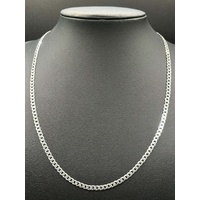 Unisex 925 Sterling Silver Curb Link Necklace