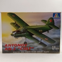 Italeri Antonov AN-2 "Colt" 1:72 Scale Aircraft Model Kit New