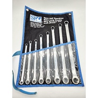 SP Tools 8pc SAE Extra Long Double Ring Geardrive Spanner Set SP10468