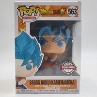 Funko Pop Dragon Ball Super SSGSS Goku Kamehameha #563 Special Edition