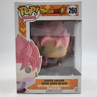 Funko Pop Dragon Ball Super Super Saiyan Rosé Goku Black #260 Vinyl Figure Anime Collectible