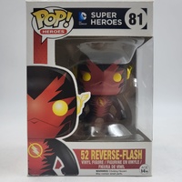 Funko Pop DC Super Heroes Reverse Flash #81 DC Universe New 52 Vinyl Figure Collectible