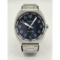 Nixon Mullet Stainless Steel Silver Teal Analogue Mens Watch